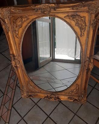 Specchio in legno pregiato