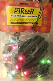 20 Luci a goccetta di Natale vintage