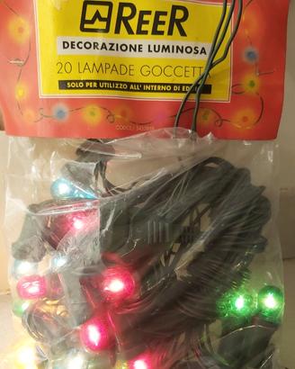 20 Luci a goccetta di Natale vintage