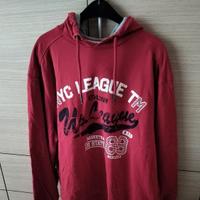 Felpa Angelo Litrico 3XL, cappuccio,d cotone rosso