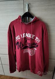 Felpa Angelo Litrico 3XL, cappuccio,d cotone rosso