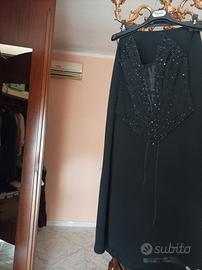 corpetto a cuore con corallini e gonnellone in mis