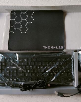 Tastiera + Mouse THE G-LAB Combo Helium