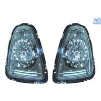 FANALI MINI COOPER 06-10 LED FONDO CROMATO
