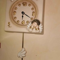 Thun orologio pendolo con Angelo e fiocco