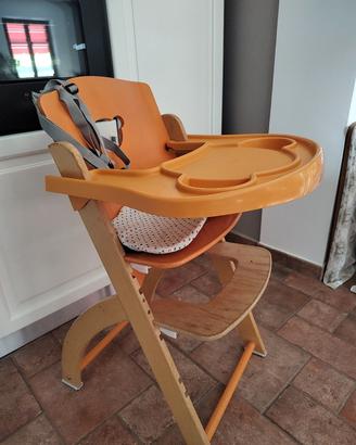Seggiolone Pali in legno evolutivo