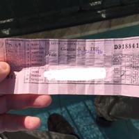 Giocata del lotto del 22 marzo 1941 da 3 Lire