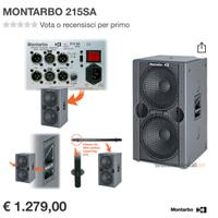 2 x Subwoofer montarbo 215 sa