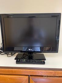 Tv LG 19” LED con televisore e cavo originale