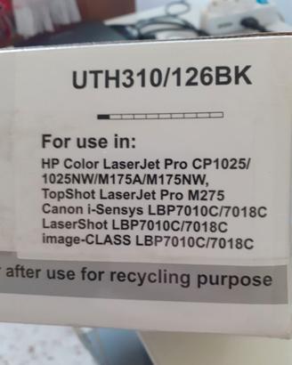 HP Laserjet Pro CP1025 Toner nero (UTH310/126BK)
