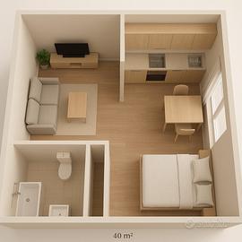 Trilocale zona Ospedali