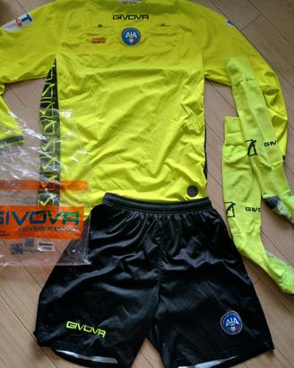 DIVISA ARBITRO AIA GIALLO GIALLA GIVOVA XL MANICHE