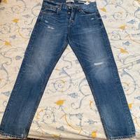 Jeans lunghi blu