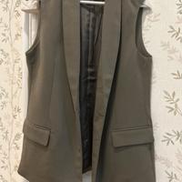 Giacca blazer senza maniche