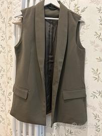 Giacca blazer senza maniche