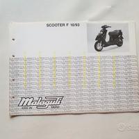 Malaguti 50 F 10 1993 Scooter catalogo ricambi ori