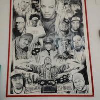Poster musica Simpson daft punk hip hop kraftwerk
