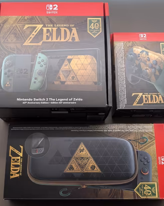 Set Nintendo switch 2 40° anniversario Zelda