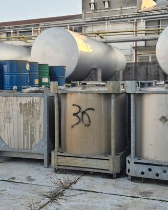 Serbatoio acciaio inox ibc 1000 litri