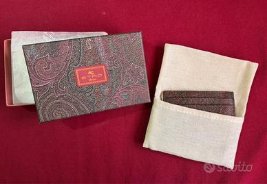 Portacarte in Pelle Paisley ETRO