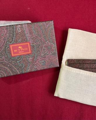 Portacarte in Pelle Paisley ETRO