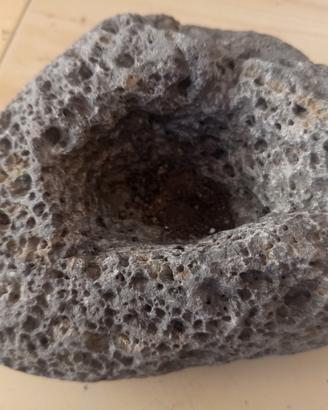 Vaso in Pietra Lavica Naturale da collezione 