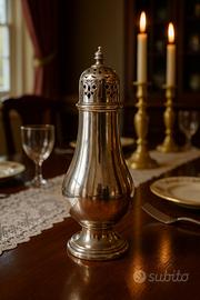 Antico spargi zucchero argenteria inglese 1900
