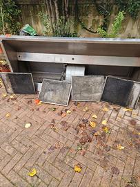 cappa professionale inox