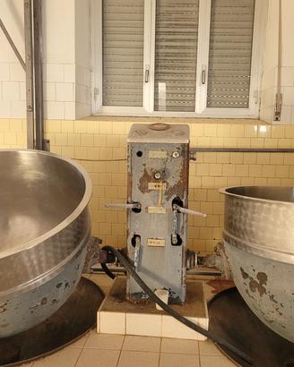 caldaia per formaggio a vapore