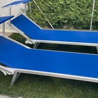 Coppia di lettini prendisole