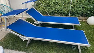 Coppia di lettini prendisole