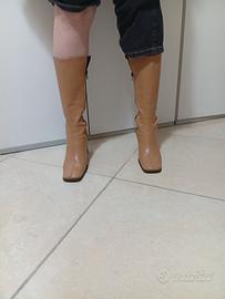 stivali in pelle n 37.5