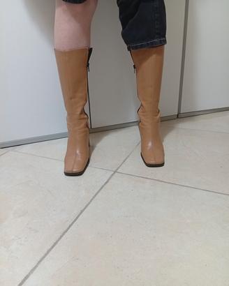 stivali in pelle n 37.5