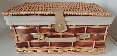 Cesto vimini per pic-nic