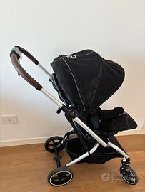 Passeggino Cybex Eezy S Twist 360 girevole nero