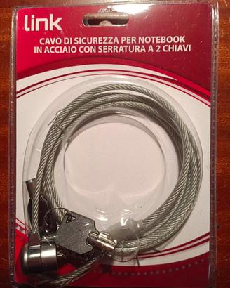 Cavo Di Sicurezza Per Notebook In Acciaio 