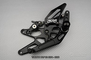 Supporto Pedane Arretrate Regolabili AVDB Blu YAMAHA TRACER 7 700 2020-2022