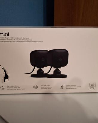 VIDEOCAMERE BLINK MINI NERO KIT DA 2 Nuove Scatola