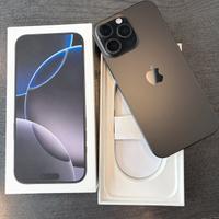 Iphone 16 pro max 256 gb NERO