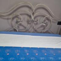 Letto matrimoniale in ferro battuto 