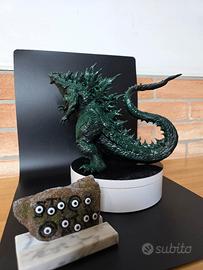 Godzilla statua in resina full green