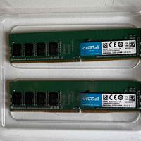 RAM DDR4 CRUCIAL 2133MT/s CL 15 2x8 GB - 16GB