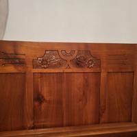 letto matrimoniale in ciliegio