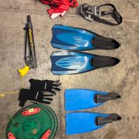 Kit completo pesca sub apnea Seac Sub + accessori