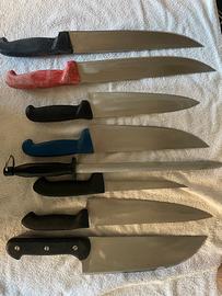 Coltelli professionali con mannaia