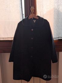 Cappotto bambina Blu Notte con Bordo Ondulato –  8