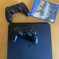 PS4 Slim 1 TB + 2 DualShock4 + “Hogwarts Legacy” s