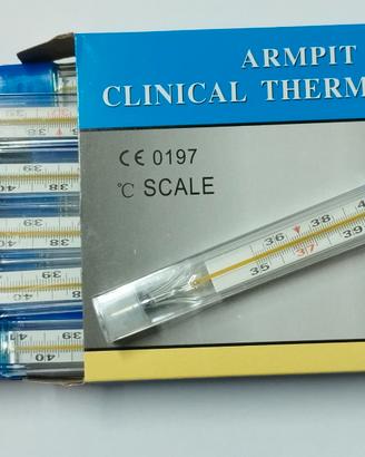 12 termometri clinici ascellari vintage anni 80/90