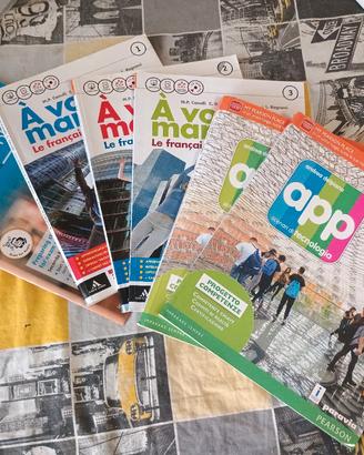 Libri scolastici di Tecnologia,Francese e Inglese 