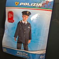 Vestito carnevale polizia 6- 7 anni